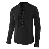 Stage Costume Men's Long Sleeve Stand Collarirt