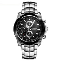 Men's Business-Casual Alloy Waterproof Quartz Watch
