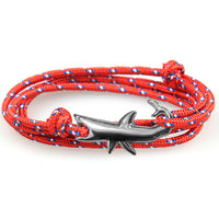 New Taobao AliExpress Hot Sale Vikings Miansai Style Shark Bracelet Gun Black Boat Anchor Fishhook