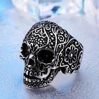 Hip Hop Sugar Skull Ring Trendy Men's Personality Ring Punk
