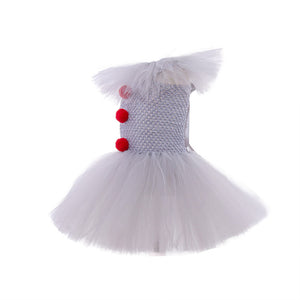 Scary Halloween Clown Princess Costume