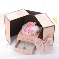 Double Door Eternal Flower Stud Gift Box