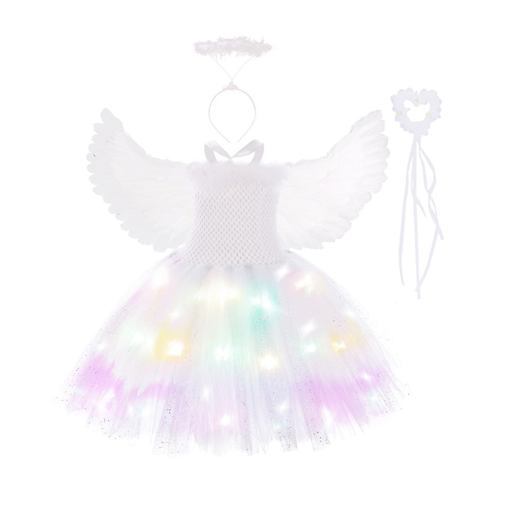 Tooth Fairy Princess Angel Costume Dress