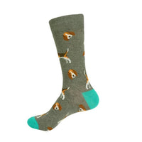 Novelty Beagle Dog Socks (Mens)
