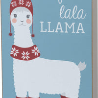 Fala Lala Llama - Block Sign