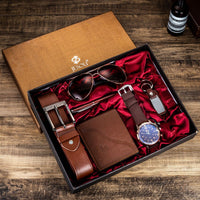 Men's Gift Set Exquisite Packaging Watch Belt Wallet