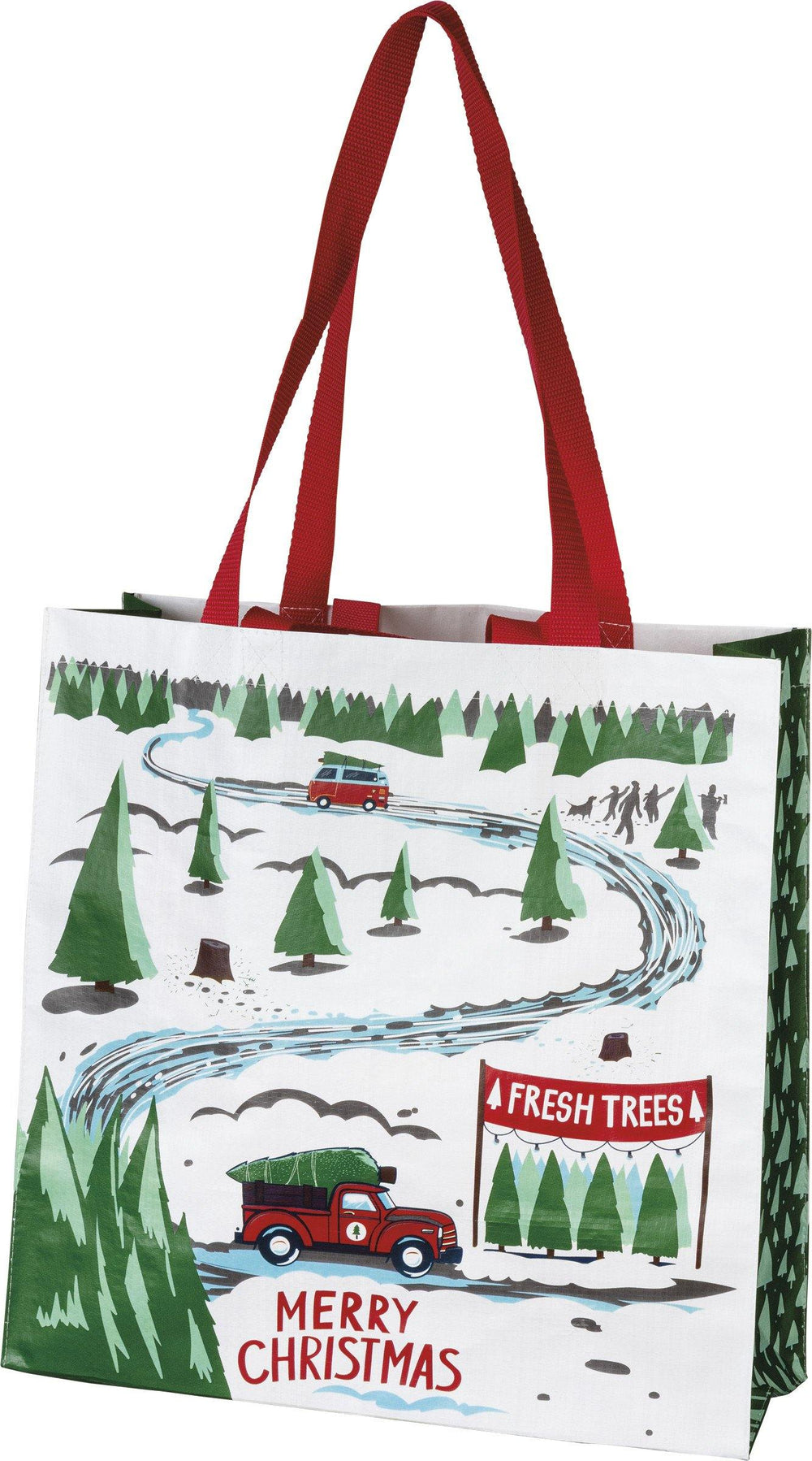 Truck & Tree Merry Christmas - Market Tote