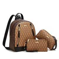 Trendy Multipurpose Backpack Three-piece Set
