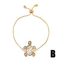Ladies colorful zircon bracelet
