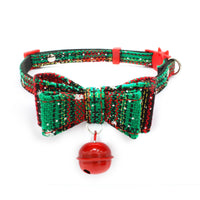 Christmas Small Dog Cat Bowtie Collar
