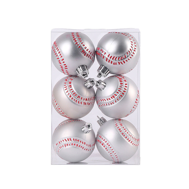 Sports Ball Christmas Tree Ornaments