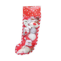 Christmas stocking bells plush mouse funny cat stick pet cat toy
