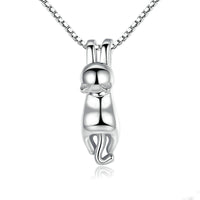 Personalized cat charm necklace necklace
