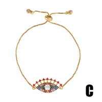 Ladies colorful zircon bracelet
