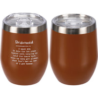 Bridesmaid Wine Tumbler
