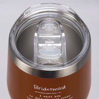 Bridesmaid Wine Tumbler
