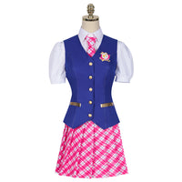 Women's Cos Princess College School Uniform Shirt Short Skirt
