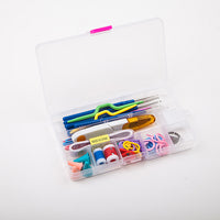 Crochet Set Handmade Wool Crochet Crochet Tool Set Combination Bag Metal Aluminum Yarn Needle
