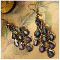 Miss Peacock diamond temperament earrings
