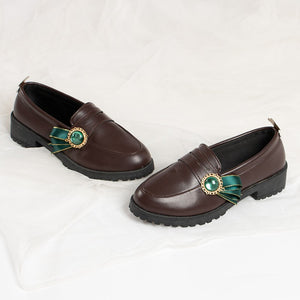 COS MOND Wind God Babatos Wendy Little Leather Shoes
