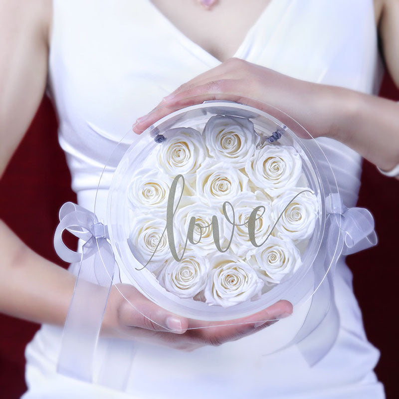 Acrylic Boxed Eternal Love Roses | Only Inspired Gifts Boutique