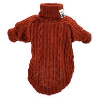 Turtleneck Knitted Pet Winter Sweater