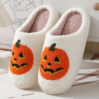 Halloween Pumpkin Jack-o-Lantern Slippers
