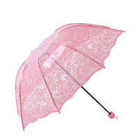 Lace love folding umbrella super thick environmental protection umbrella
