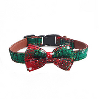 Plaid Christmas Series Pet Collar Dog Collar Leash