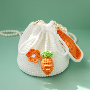 Strawberry Rabbit Hand-woven Bag