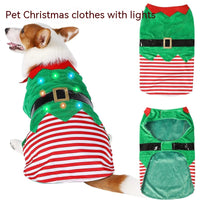 Christmas Green Elf Pet Clothes
