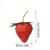 Simulation Strawberry Model Plastic Fruit Photography Decoration Props Display
