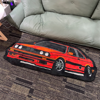 Home Creative Color Racing Car Non-slip Carpet