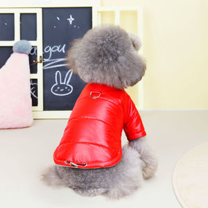 Waterproof Jacket Teddy Clothes Dog Autumn And Winter Puffer Jacket