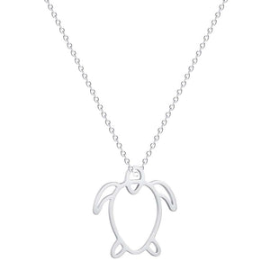 Collar de animal, cadena de clavícula femenina, colgante de pingüino, collar de acero inoxidable
