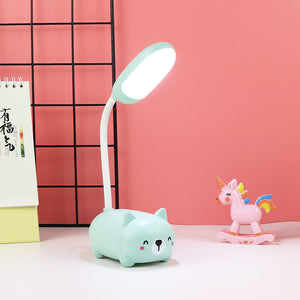 Lampe de nuit à chargement USB LED pour animaux de compagnie de dessin animé