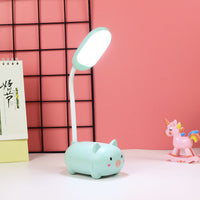 Lámpara de luz nocturna con carga USB LED para mascotas de dibujos animados
