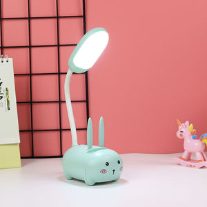 Lámpara de luz nocturna con carga USB LED para mascotas de dibujos animados