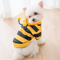 Cute Bumble Bee Hoodie Sweatshirt Pet Costume