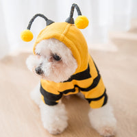 Cute Bumble Bee Hoodie Sweatshirt Pet Costume
