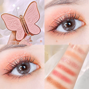 Butterfly Eyeshadow Blush Highlighter Palette