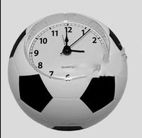 Soccer Ball Quartz Alarm Clock
