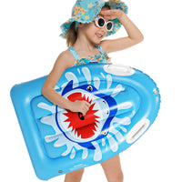 Inflatable Children S Surfboard Portable Shark Swimming Kickboard