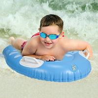 Inflatable Children S Surfboard Portable Shark Swimming Kickboard