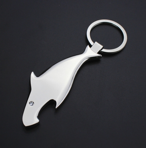 Ouvre-bouteille requin diamant, fonction de personnalisation personnalisée, porte-clés, petit cadeau, Logo personnalisable pour hommes