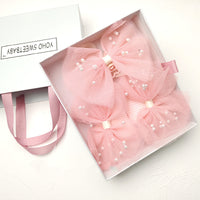 Princess Pearl Lace Headband Bow Socks Gift Box (Baby)
