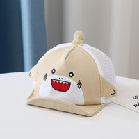 Chapeau en filet de petit requin, casquette de Baseball avec pare-soleil pour enfants, garçons et filles