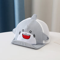 Little Shark Net Hat Gorra de béisbol con visera para niños y niñas