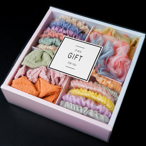 Girls' Scrunchie Hair Tie Gift Box