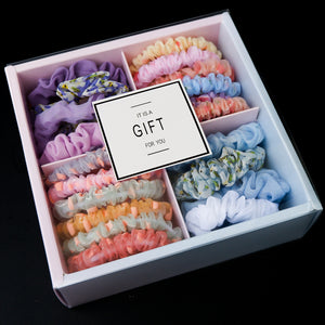 Girls' Scrunchie Hair Tie Gift Box